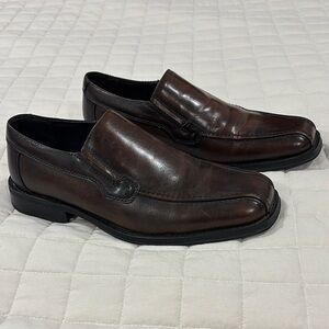 Natha Studio Leather Pull On Dress Shoe Brown Men’s 8.5